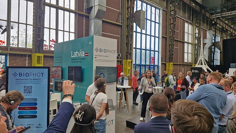 ISSP UL Project GENEX Represents Latvia at the World’s Leading Deep-Tech Event 